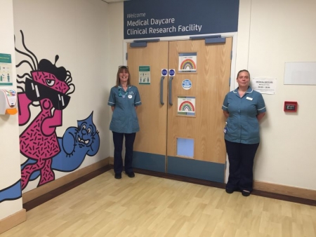 Clinical Research Facility welcome - Bee and Paula.jpg